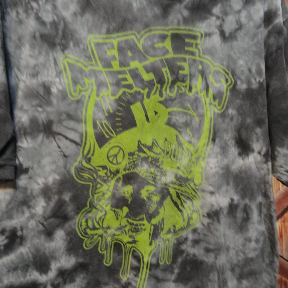 Burton Face Melters Tie-Dye Funky Graohic T~Snow boarder fan~C below - Picture 2 of 4